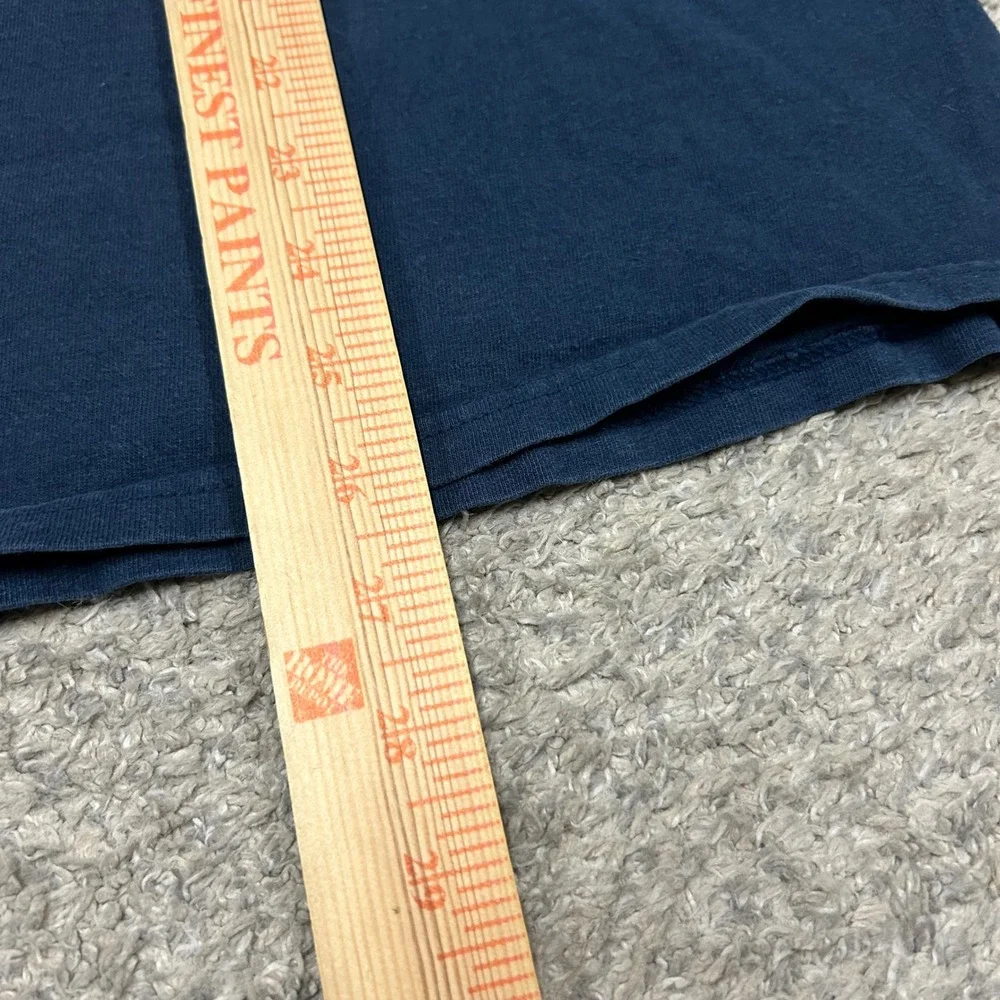 Vintage Nike Long Sleeve T-Shirt Nike Air XL Navy Blue Graphic Logo Cotton Mens‎